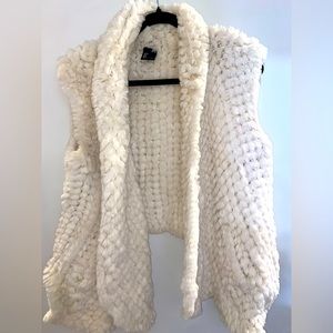 Faux fur vest